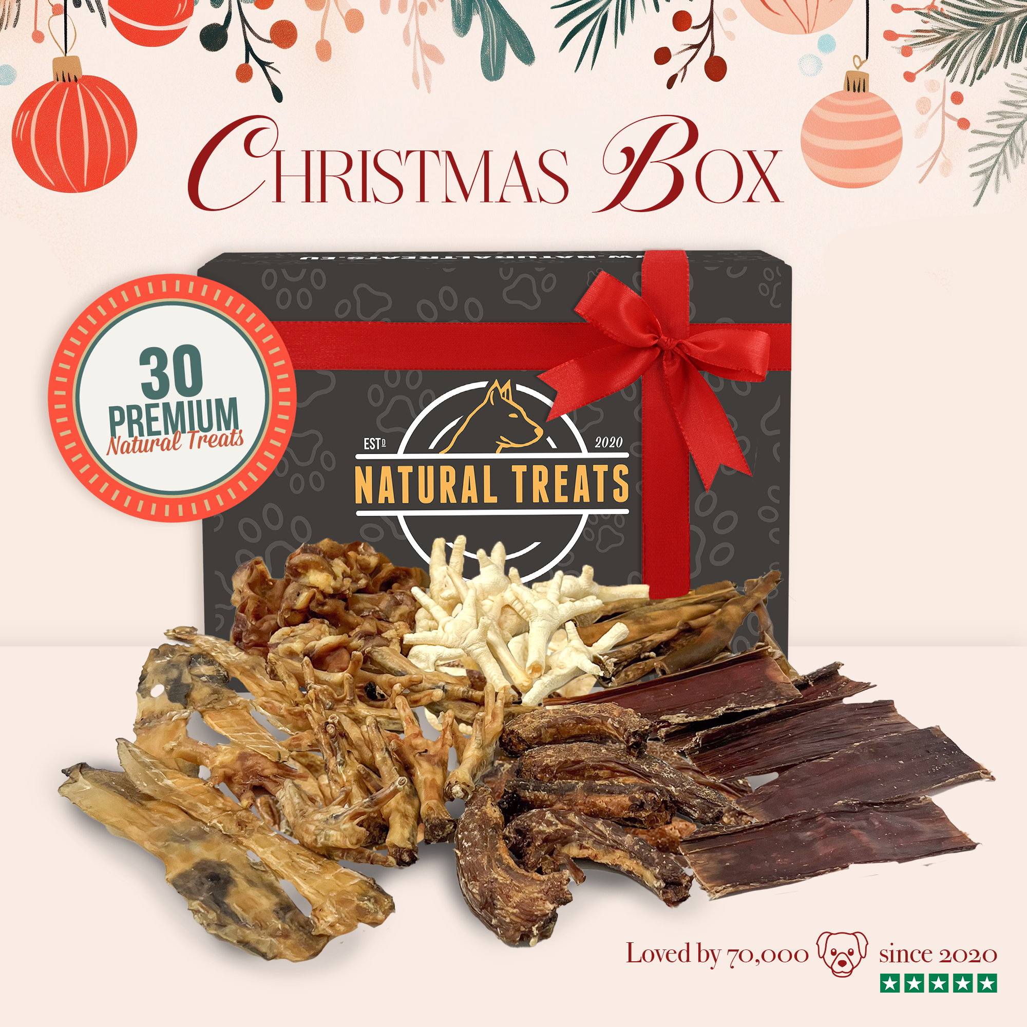 Scatola di Natale 50 snack