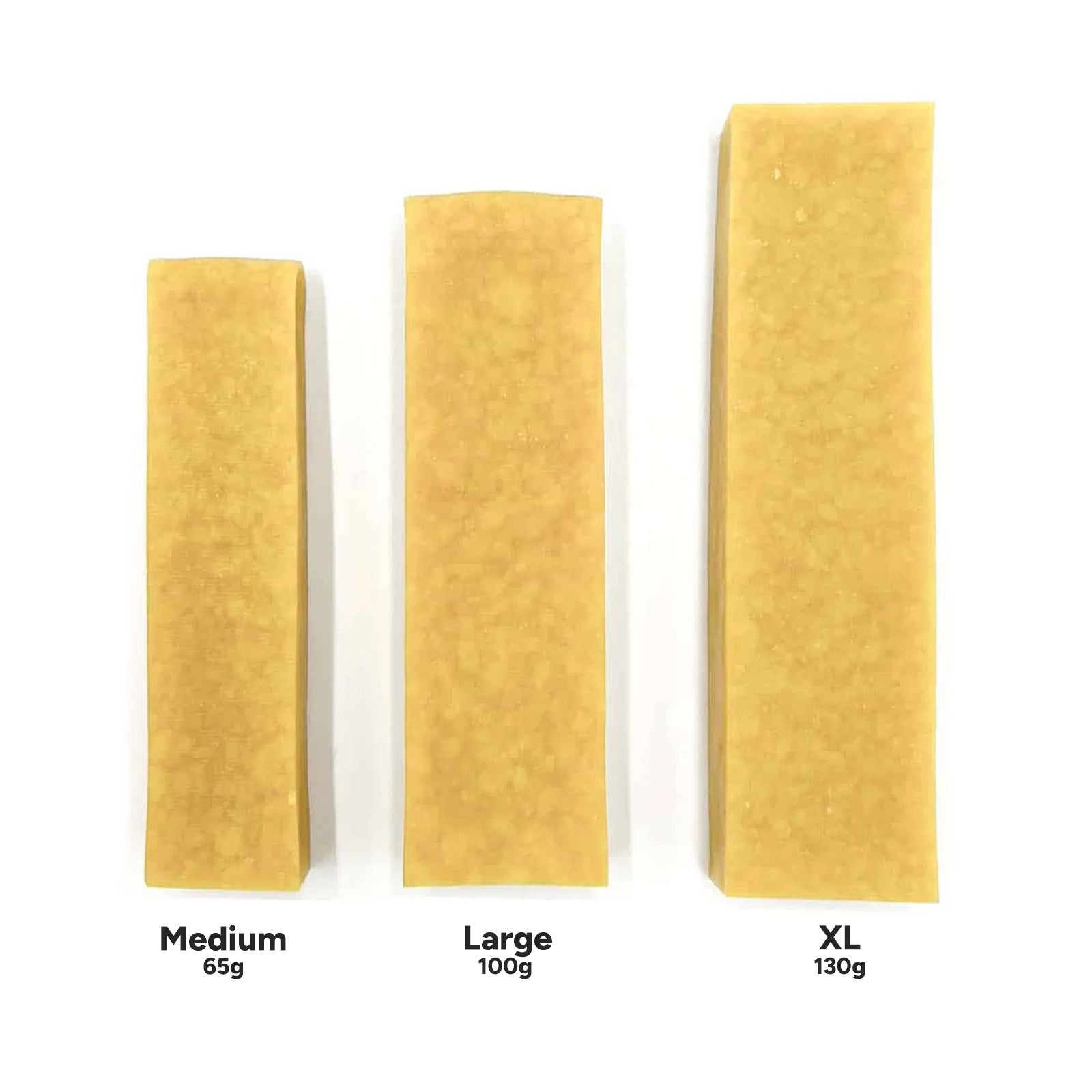 3 sized yak sticks for dogs